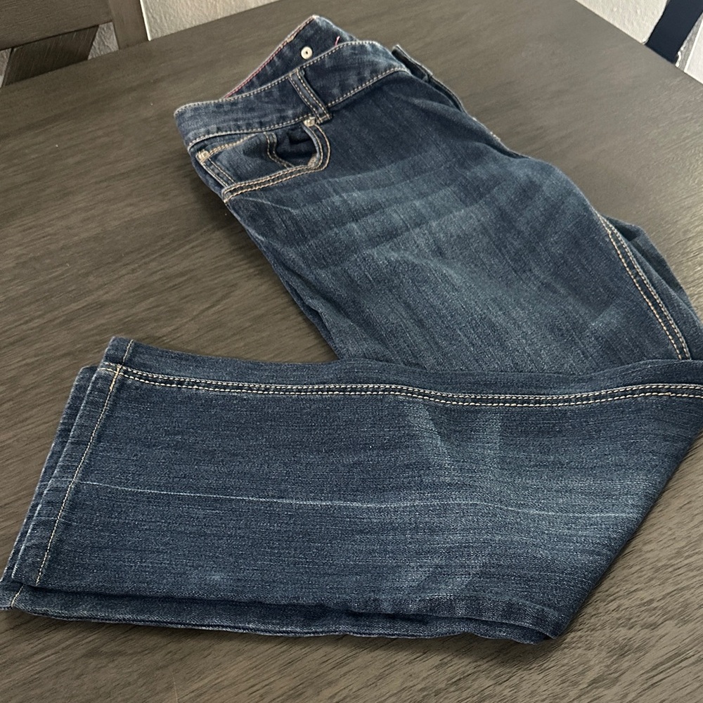 DKNY Men's Dark Blue Straight Jeans